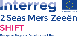 Interreg 2 Seas Mers Zeeen SHIFT logo